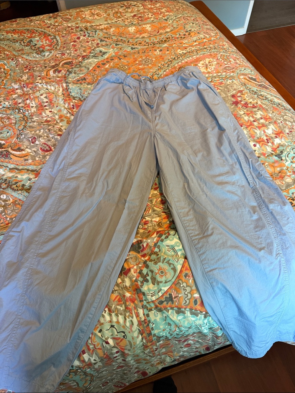 aerie Light Blue Men's Drawstring Jogger Pants